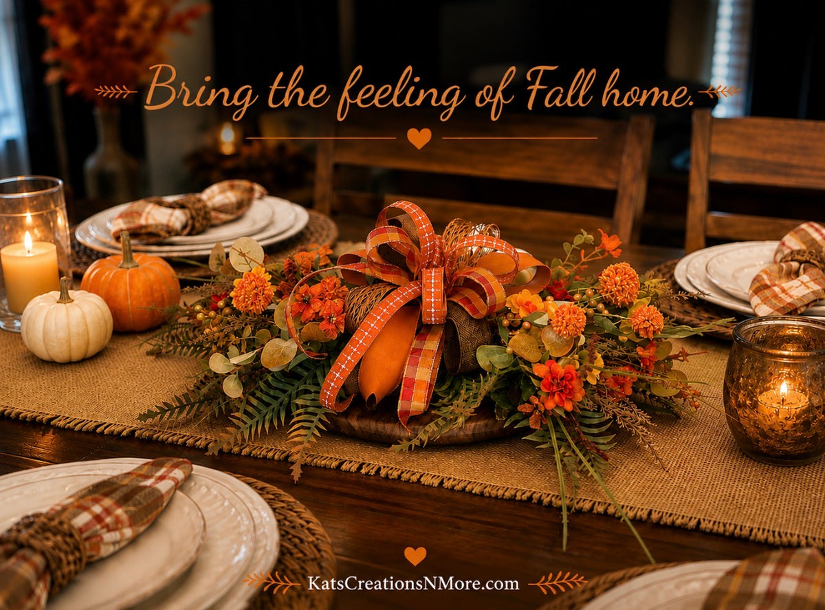 Fall Lantern Swag, Autumn Floral Swag, Fall Lantern Decor, Orange Fall Decor, Thanksgiving Table Decor, Fall Centerpiece