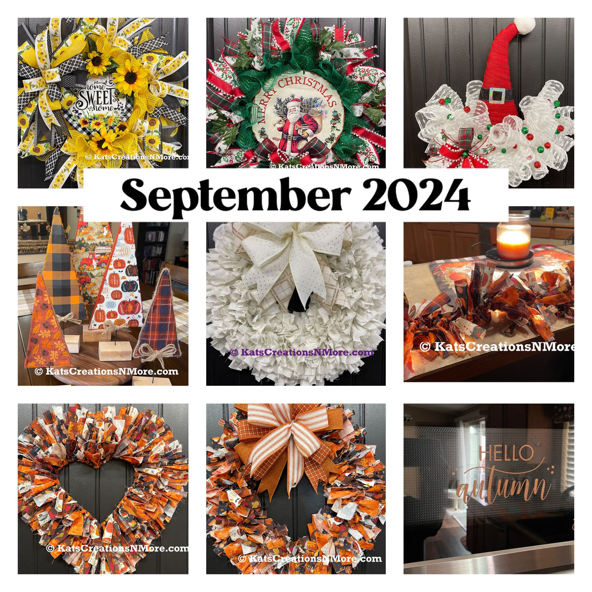 September 2024 Wreath Tutorial Bundle