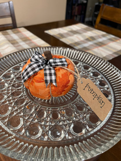 Handmade Fabric Pumpkins | Fall & Halloween Tabletop Decor