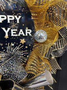 Happy New Years Wreath,