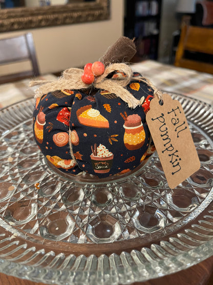 Handmade Fabric Pumpkins | Fall & Halloween Tabletop Decor