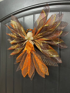 2024 Limited Edition Fall Traditional Angel Tree Topper, Autumn Wall Hanging, KatsCreationsNMore