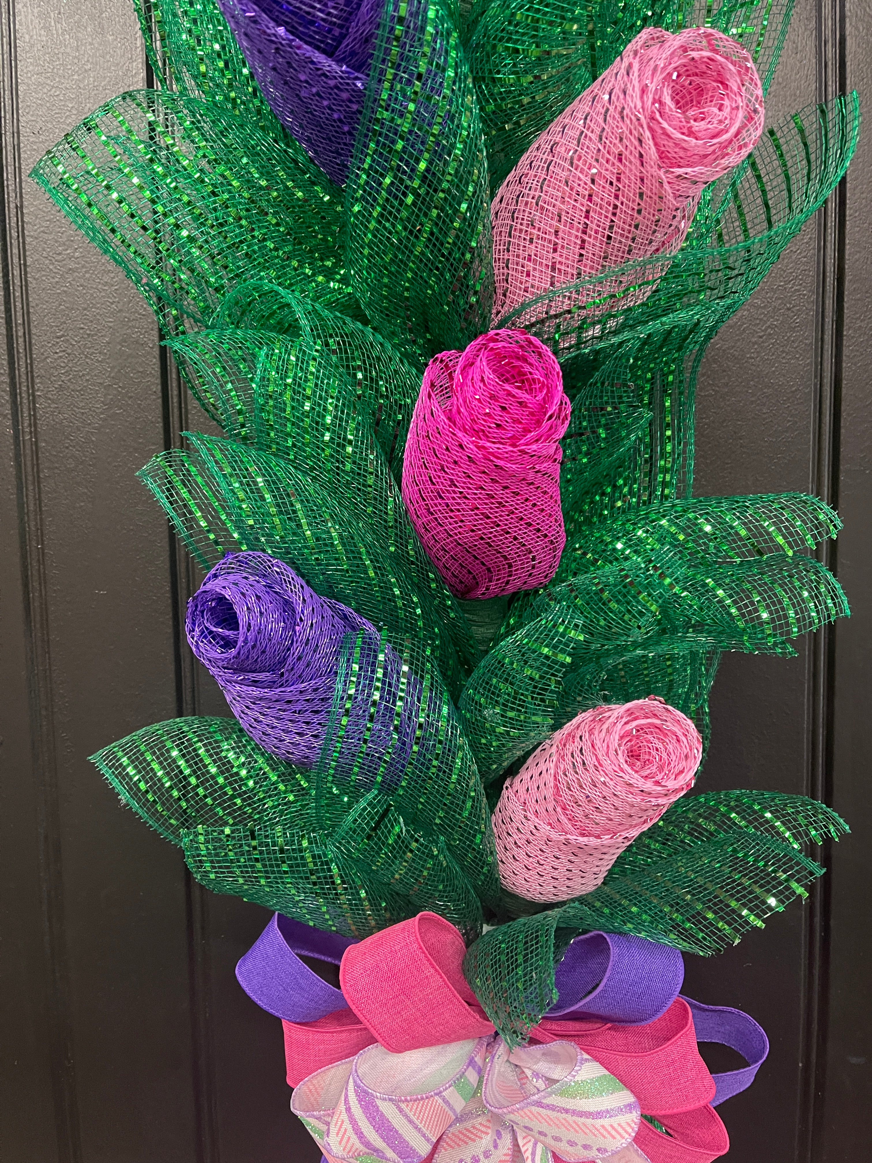Assorted Rose Bud Bouquet, Graduation, Wedding, Baby and Bridal Shower Floral Decoration, KatsCreationsNMore