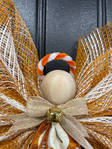 2024 Limited Edition Fall Country Angel, Autumn Farmhouse Angel Tree Topper, KatsCreationsNMore