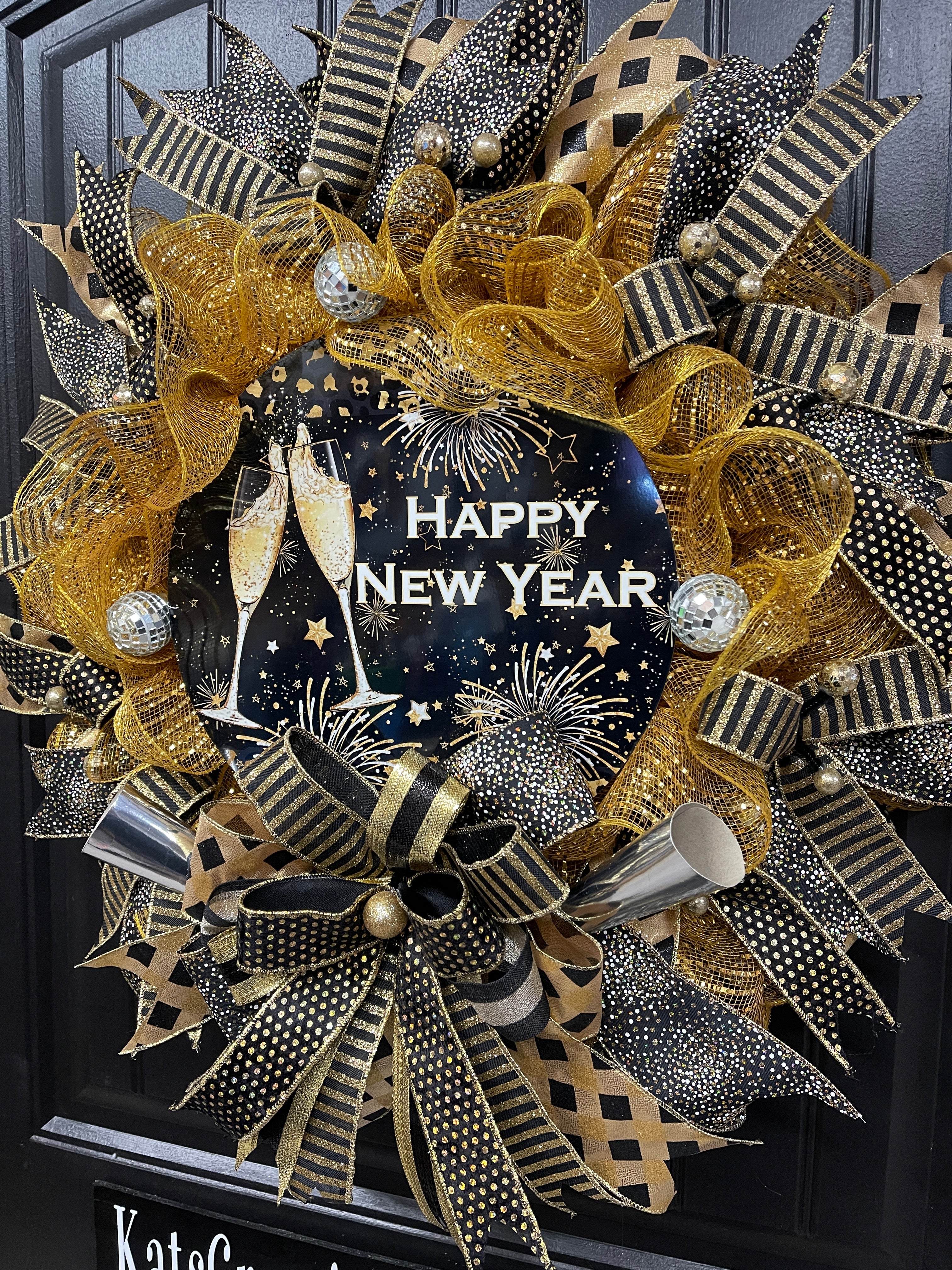 Happy New Years Wreath,