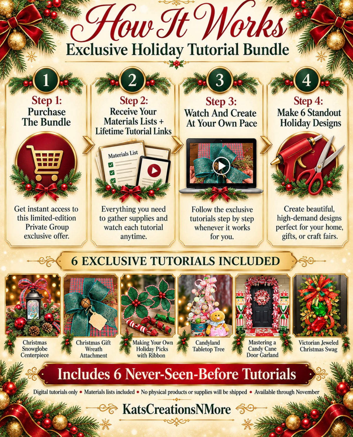 The Private Holiday Christmas Tutorial Collection — Limited Edition Release