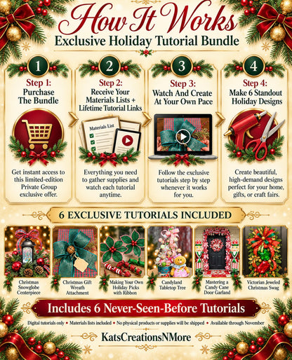 The Private Holiday Christmas Tutorial Collection — Limited Edition Release