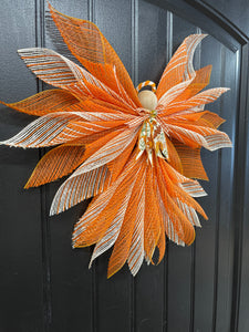 Fall Pumpkin Spice Angel 2023 Tree Topper by KatsCreationsNMore