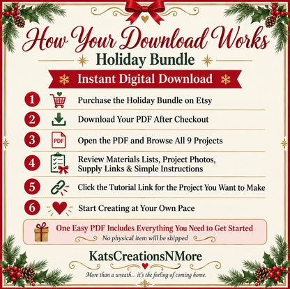 Holiday Bundle | 9 DIY Wreath & Seasonal Decor Tutorials