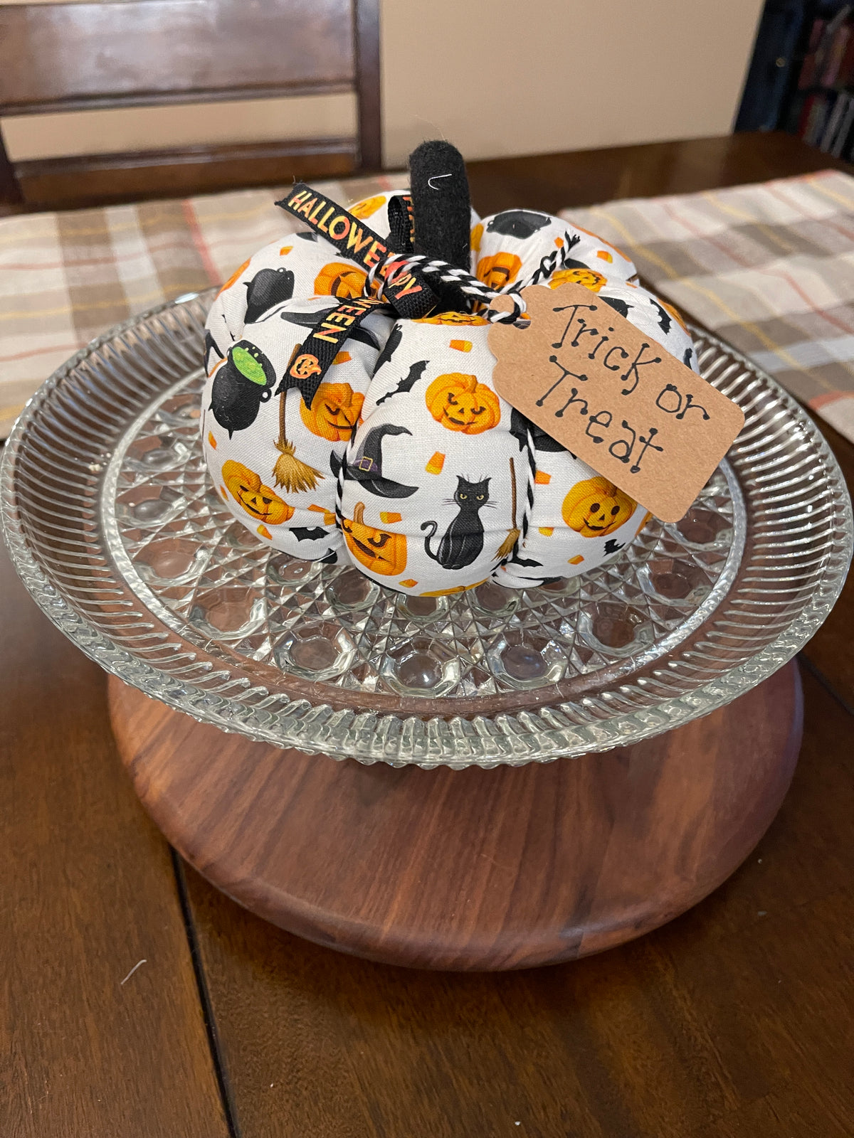 Handmade Fabric Pumpkins | Fall & Halloween Tabletop Decor