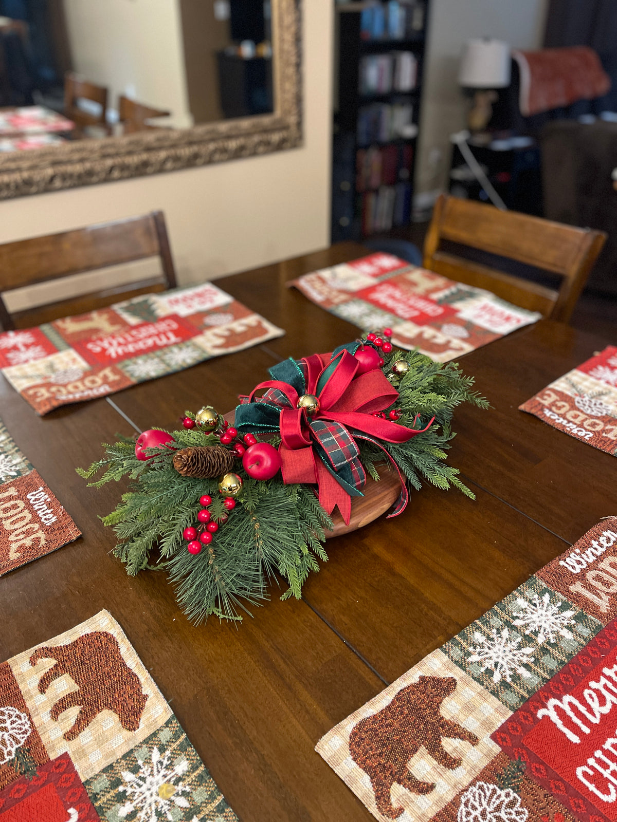 Christmas at the Orchard | Handmade Evergreen Holiday Swag