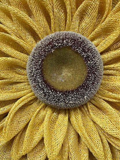 Yellow Sunflower Wreath by KatsCreationsNMore
