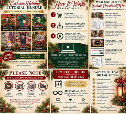 The Private Holiday Christmas Tutorial Collection — Limited Edition Release