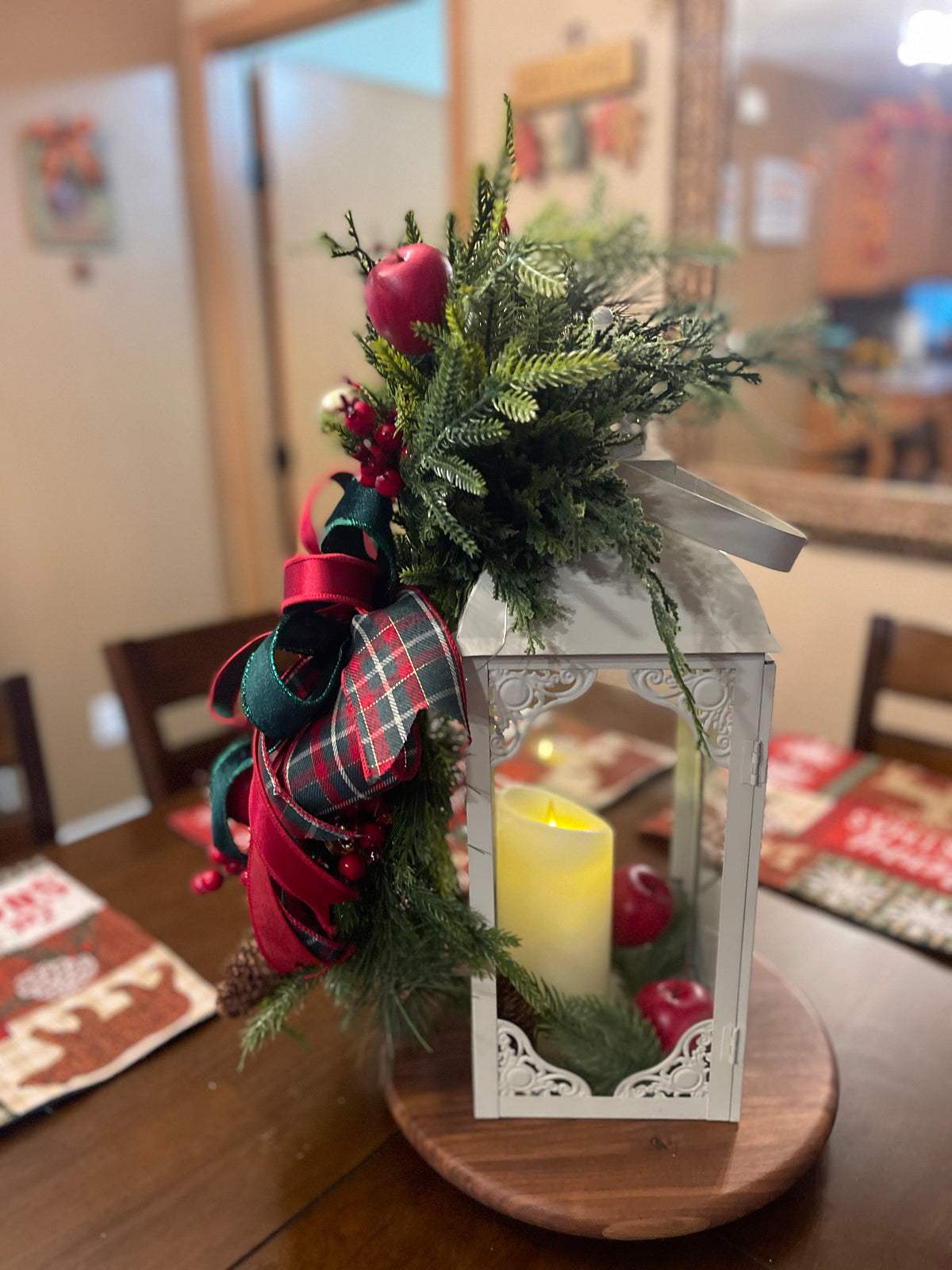 Christmas at the Orchard | Handmade Evergreen Holiday Swag