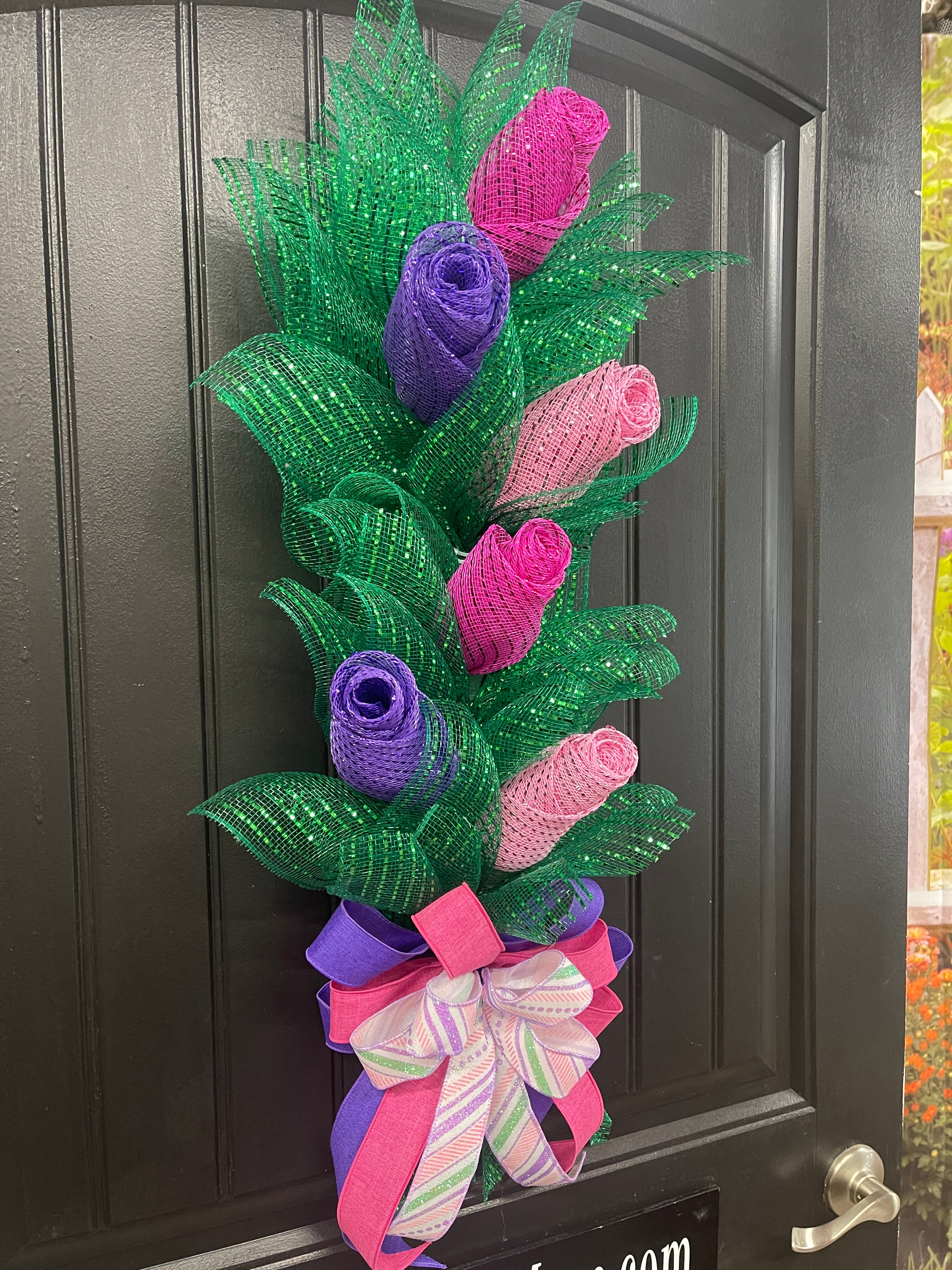 Assorted Rose Bud Bouquet, Graduation, Wedding, Baby and Bridal Shower Floral Decoration, KatsCreationsNMore