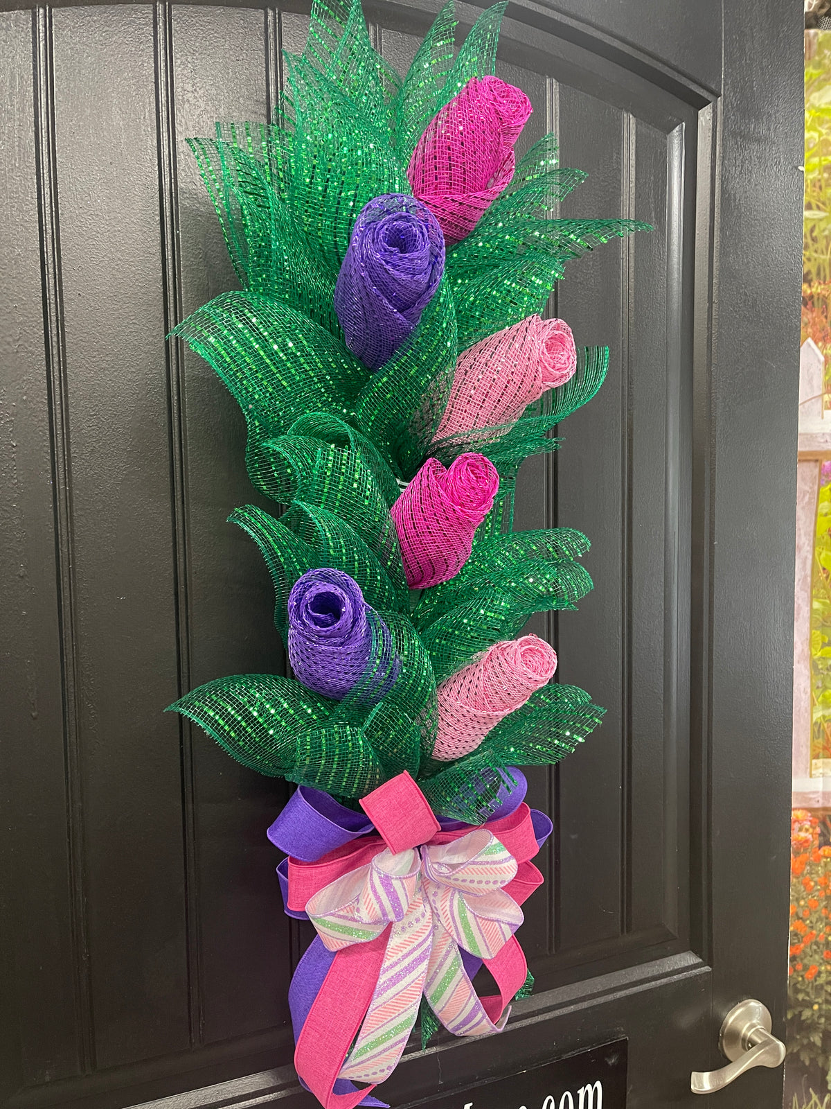 Assorted Rose Bud Bouquet, Graduation, Wedding, Baby and Bridal Shower Floral Decoration, KatsCreationsNMore