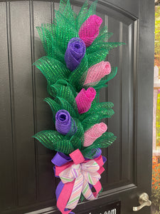 Assorted Rose Bud Bouquet, Graduation, Wedding, Baby and Bridal Shower Floral Decoration, KatsCreationsNMore