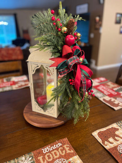 Christmas at the Orchard | Handmade Evergreen Holiday Swag