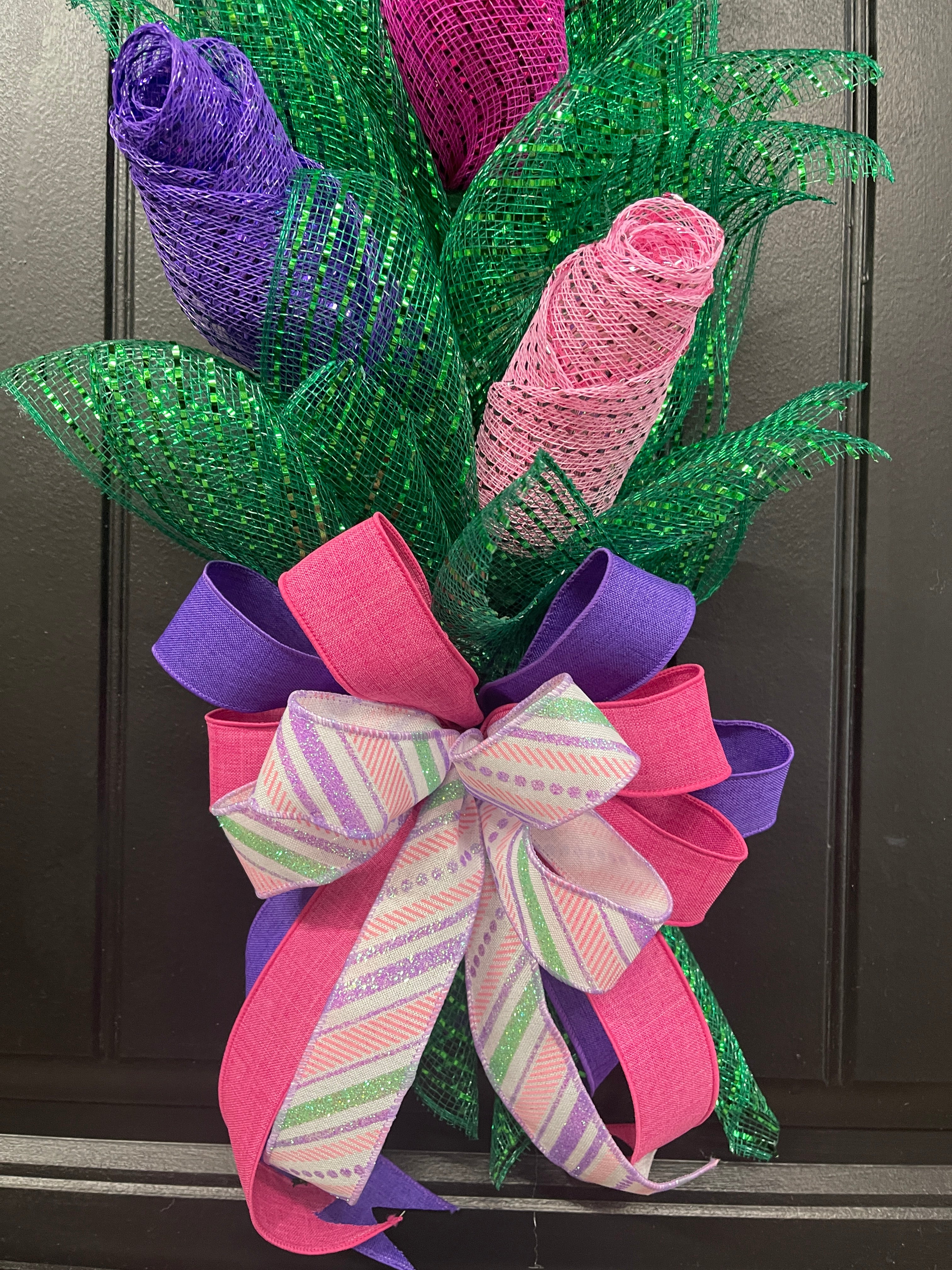 Assorted Rose Bud Bouquet, Graduation, Wedding, Baby and Bridal Shower Floral Decoration, KatsCreationsNMore