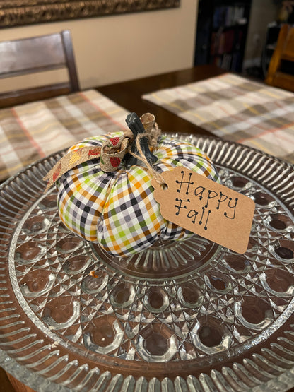 Handmade Fabric Pumpkins | Fall & Halloween Tabletop Decor