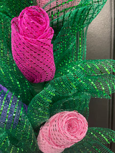 Assorted Rose Bud Bouquet, Graduation, Wedding, Baby and Bridal Shower Floral Decoration, KatsCreationsNMore