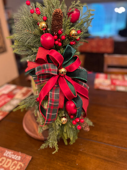 Christmas at the Orchard | Handmade Evergreen Holiday Swag