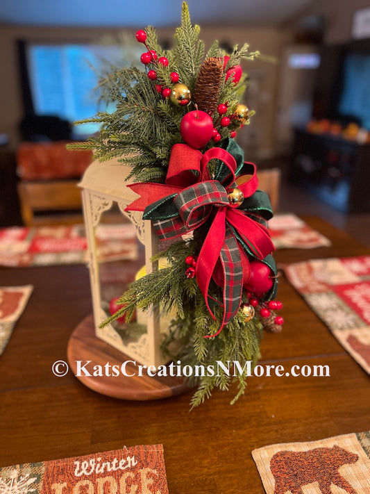 Christmas at the Orchard | Handmade Evergreen Holiday Swag