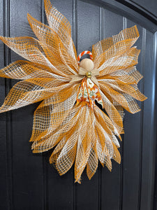 2024 Limited Edition Fall Country Angel, Autumn Farmhouse Angel Tree Topper, KatsCreationsNMore