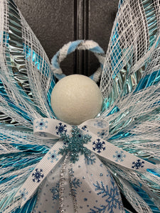 Frost Winter Christmas Angel Tree Topper Limited Edition 2023 KatsCreationsNMore