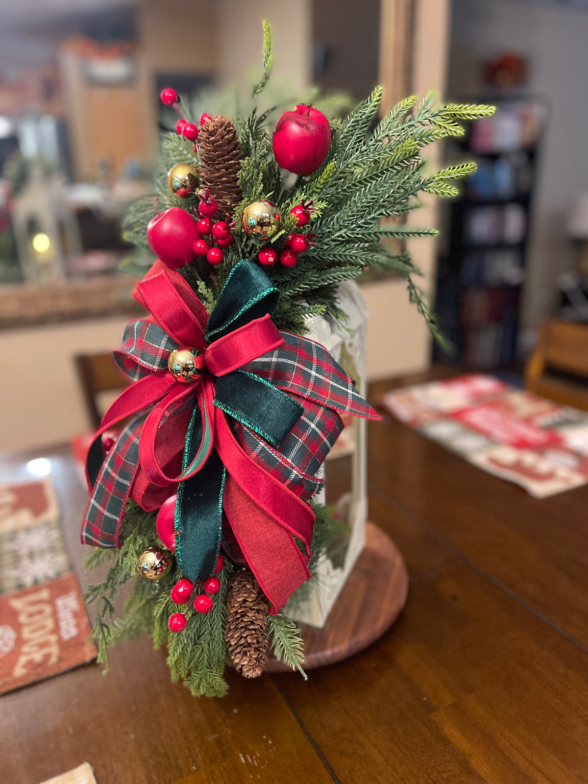 Christmas at the Orchard | Handmade Evergreen Holiday Swag
