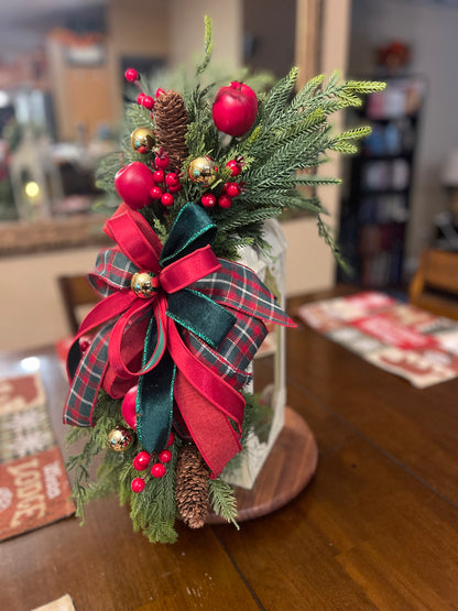Christmas at the Orchard | Handmade Evergreen Holiday Swag