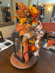 🍁✨ One Design. Two Looks. Endless Fall Style, Fall Floral Lantern Swag, Fall Into Home, Autumn Centerpiece, KatsCreationsNMore