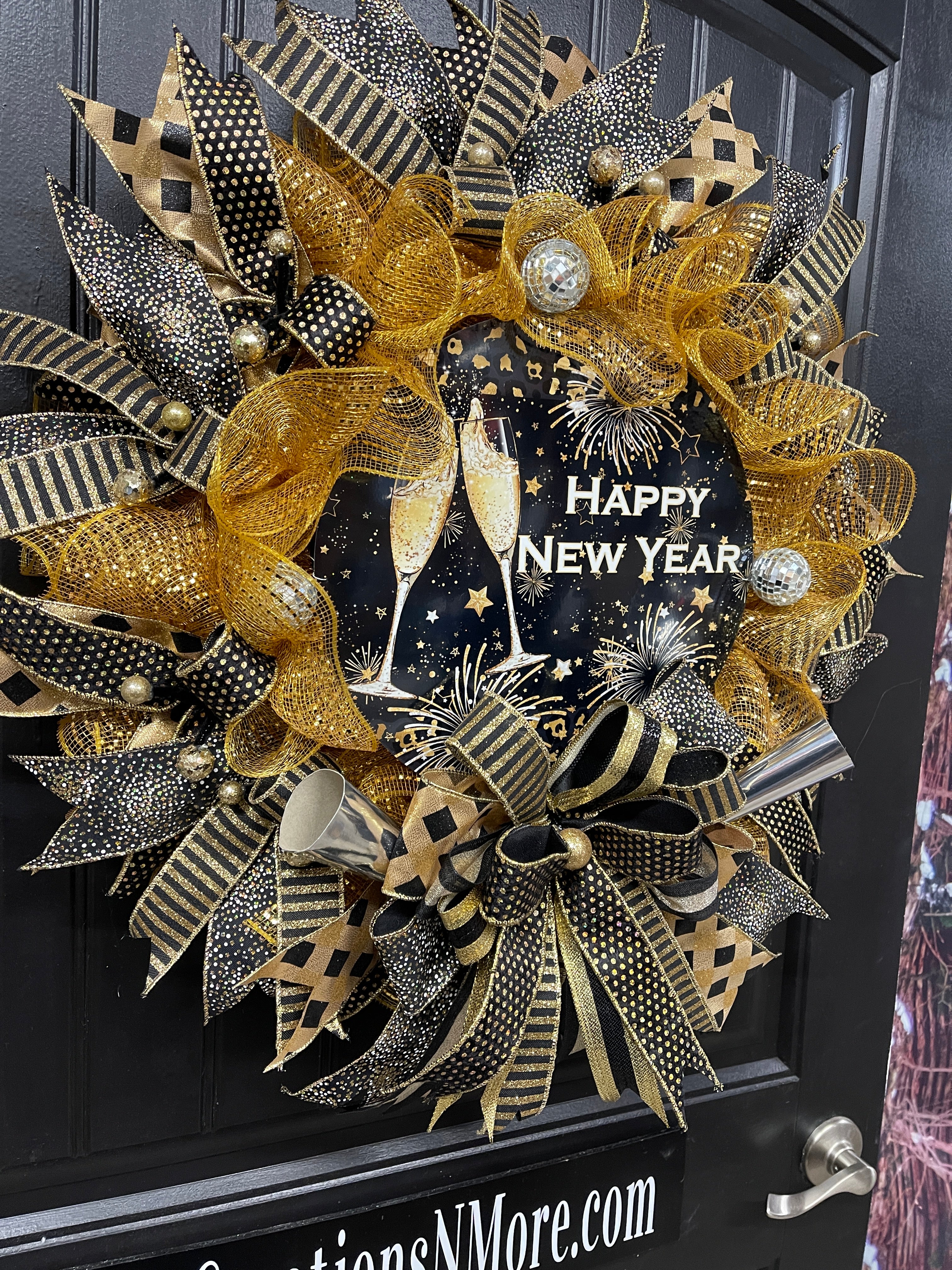 Happy New Years Wreath,