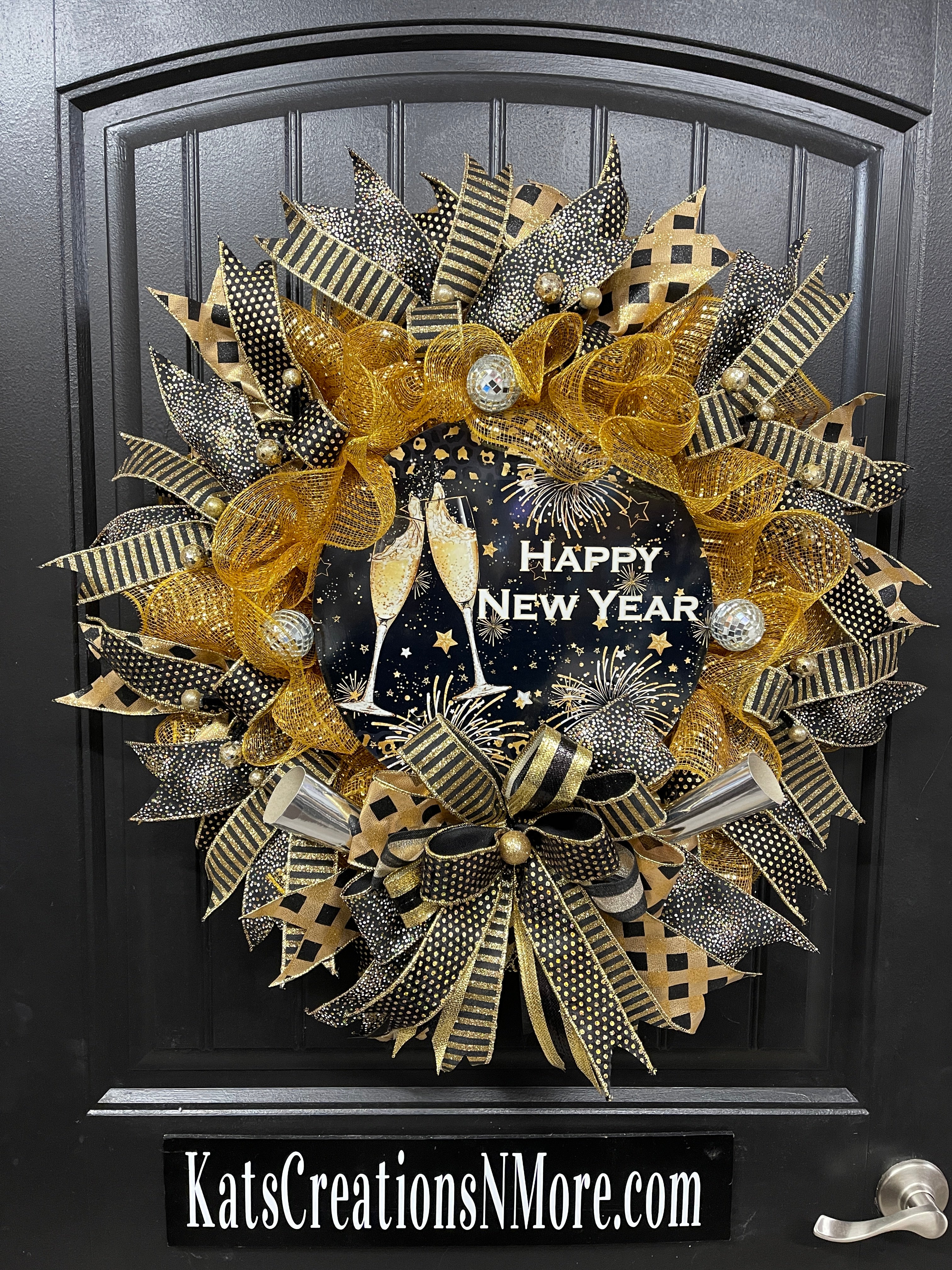 Happy New Years Wreath,