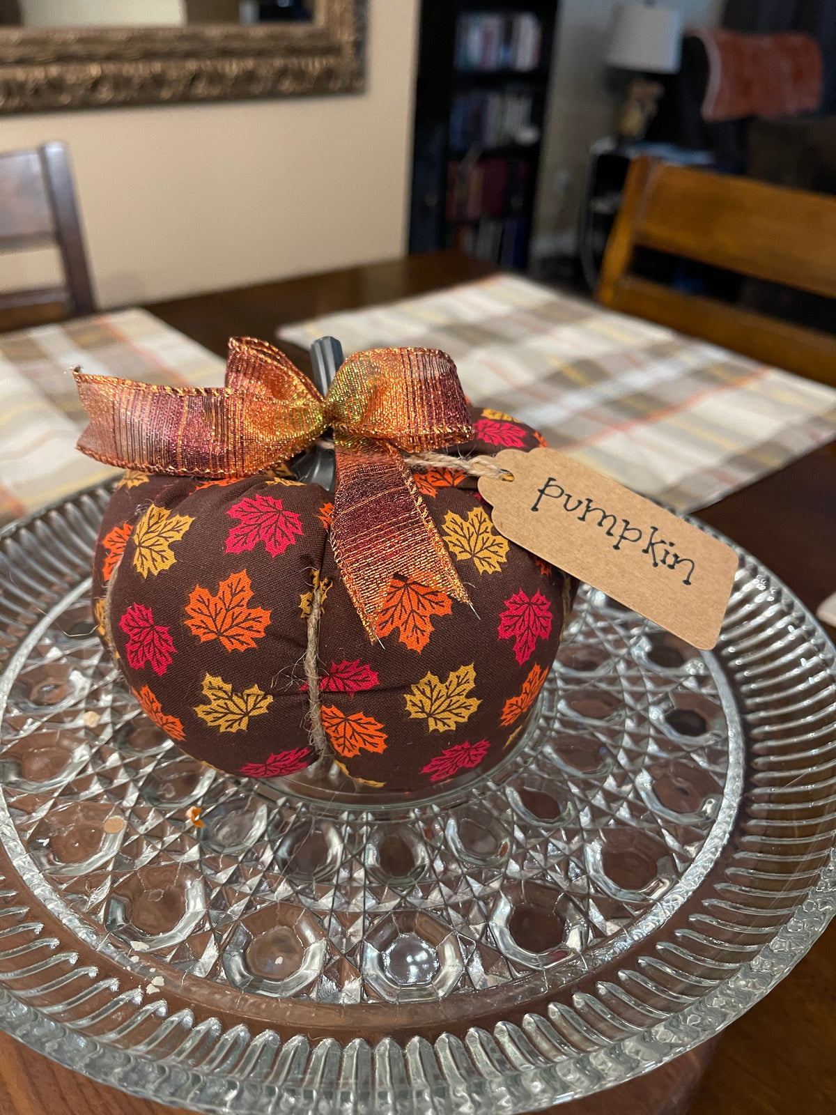 Handmade Fabric Pumpkins | Fall & Halloween Tabletop Decor