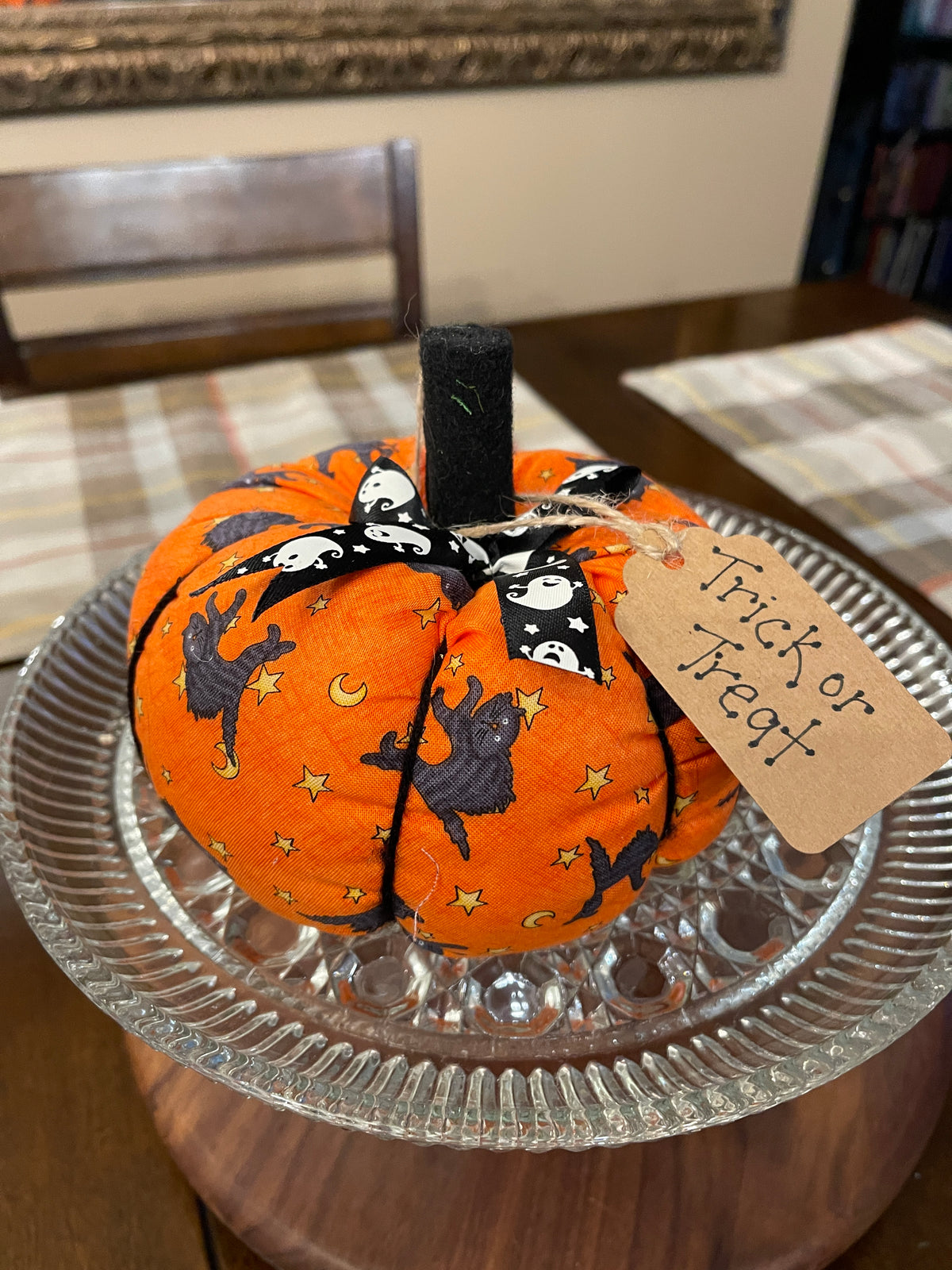 Handmade Fabric Pumpkins | Fall & Halloween Tabletop Decor