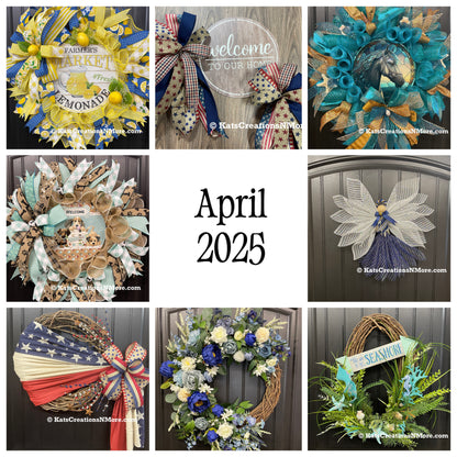 April 2025 Wreath Making Tutorial Bundle