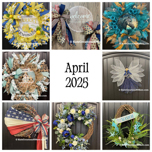 April 2025 Wreath Making Tutorial Bundle