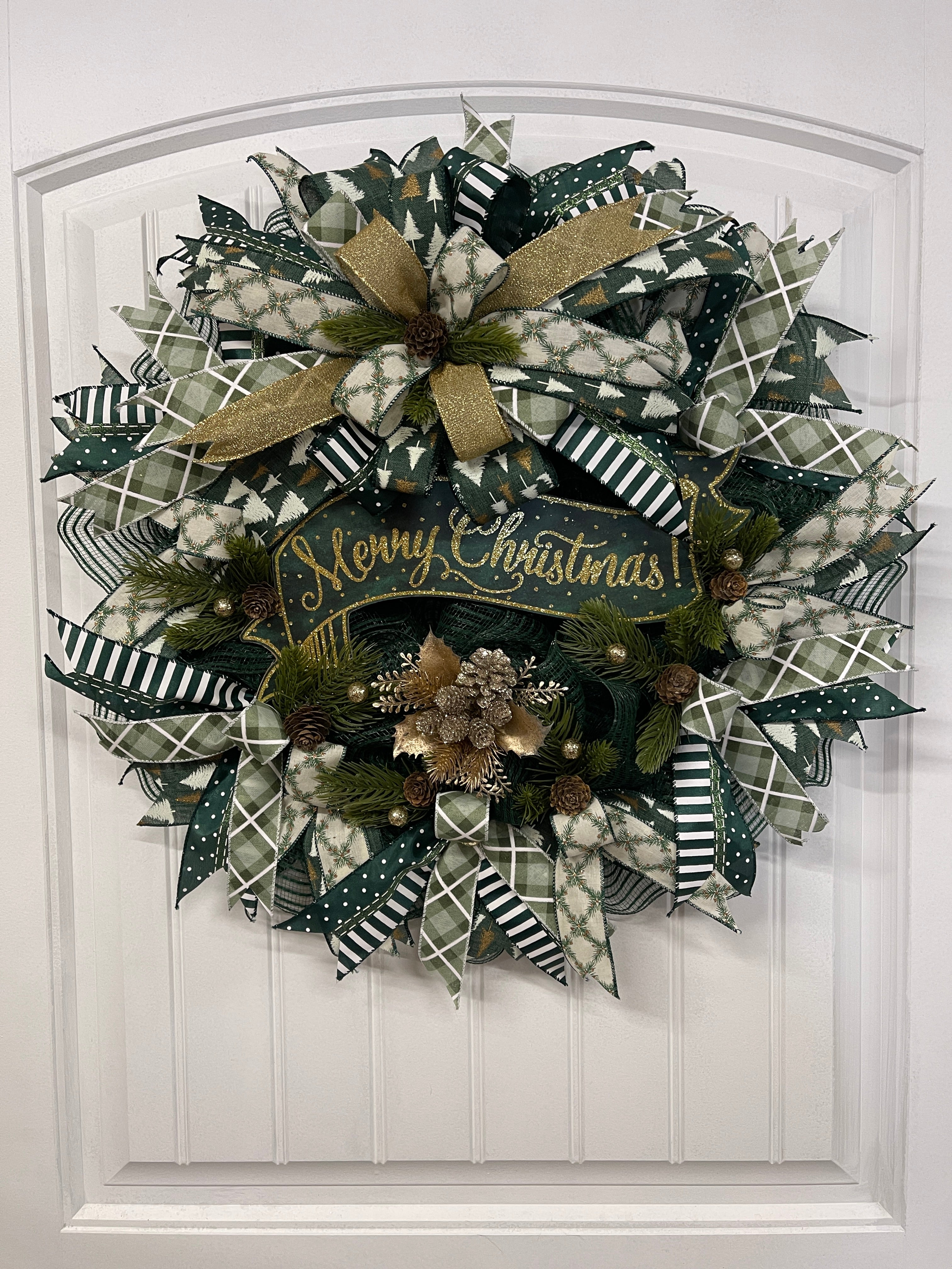 WeRChristmas Corona, Verde e Bianco, 28 WeRChristmas Corona, Verde e Bianco, 28