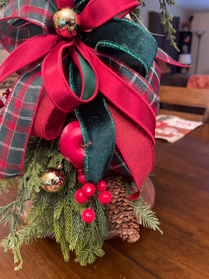 Christmas at the Orchard | Handmade Evergreen Holiday Swag