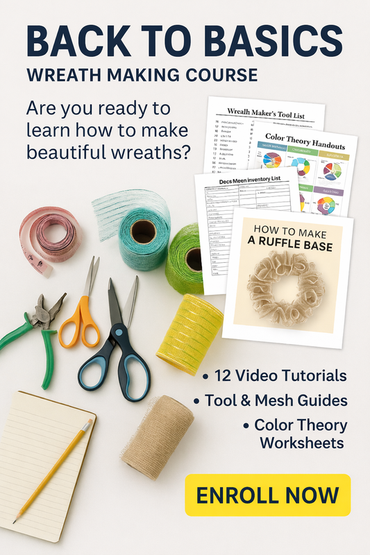 Back to Basics Wreath Making Course