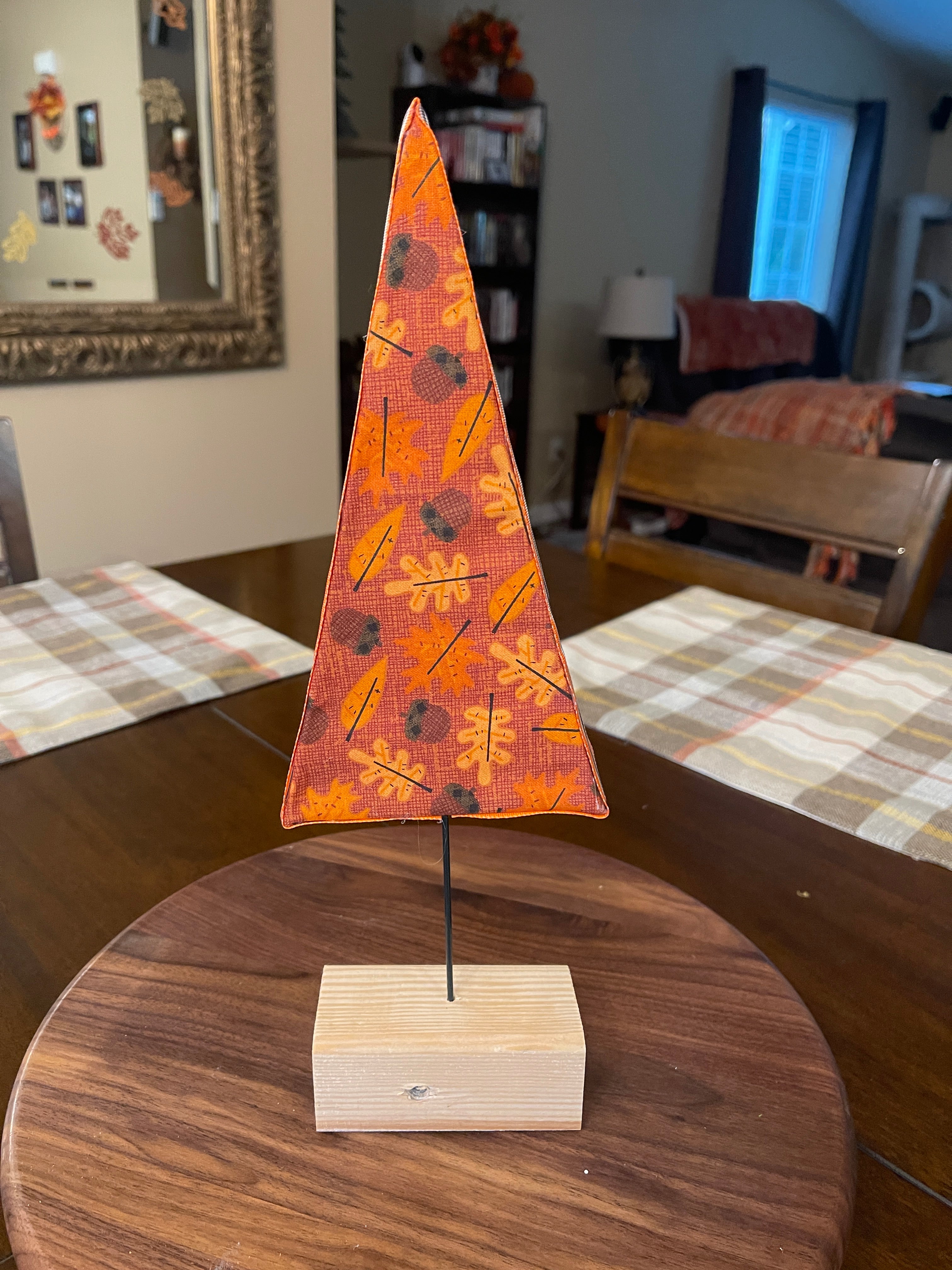 Fall Fabric Tree Set, Autumn Home Decor, KatsCreationsNMore