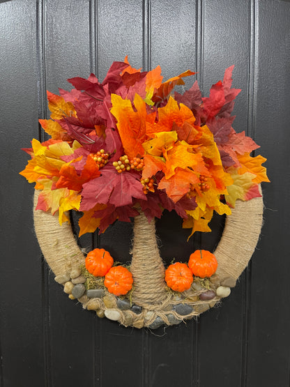 Fall Tree of Life Wreath, KatsCreationsNMore