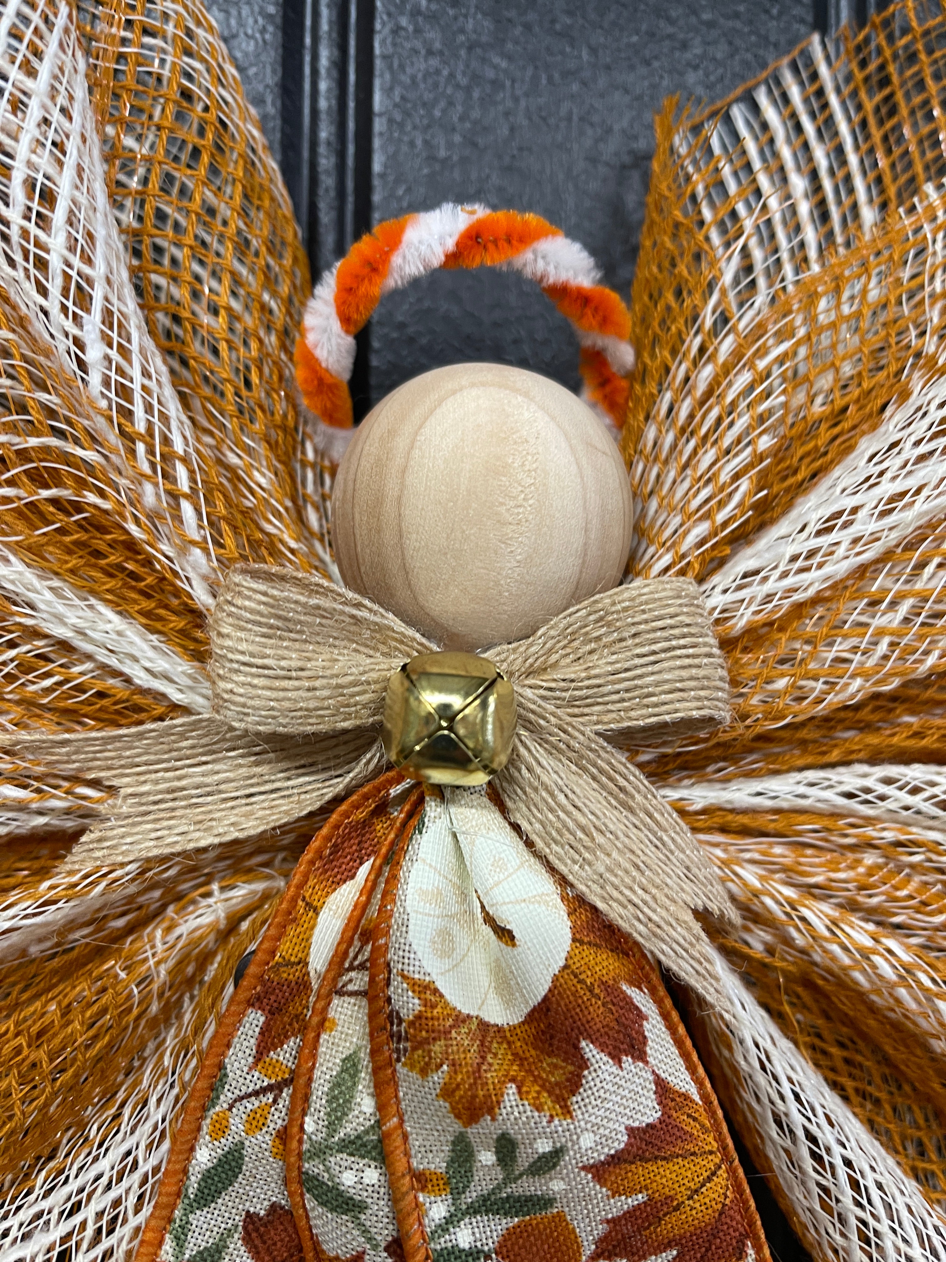 2024 Limited Edition Fall Country Angel, Autumn Farmhouse Angel Tree Topper, KatsCreationsNMore