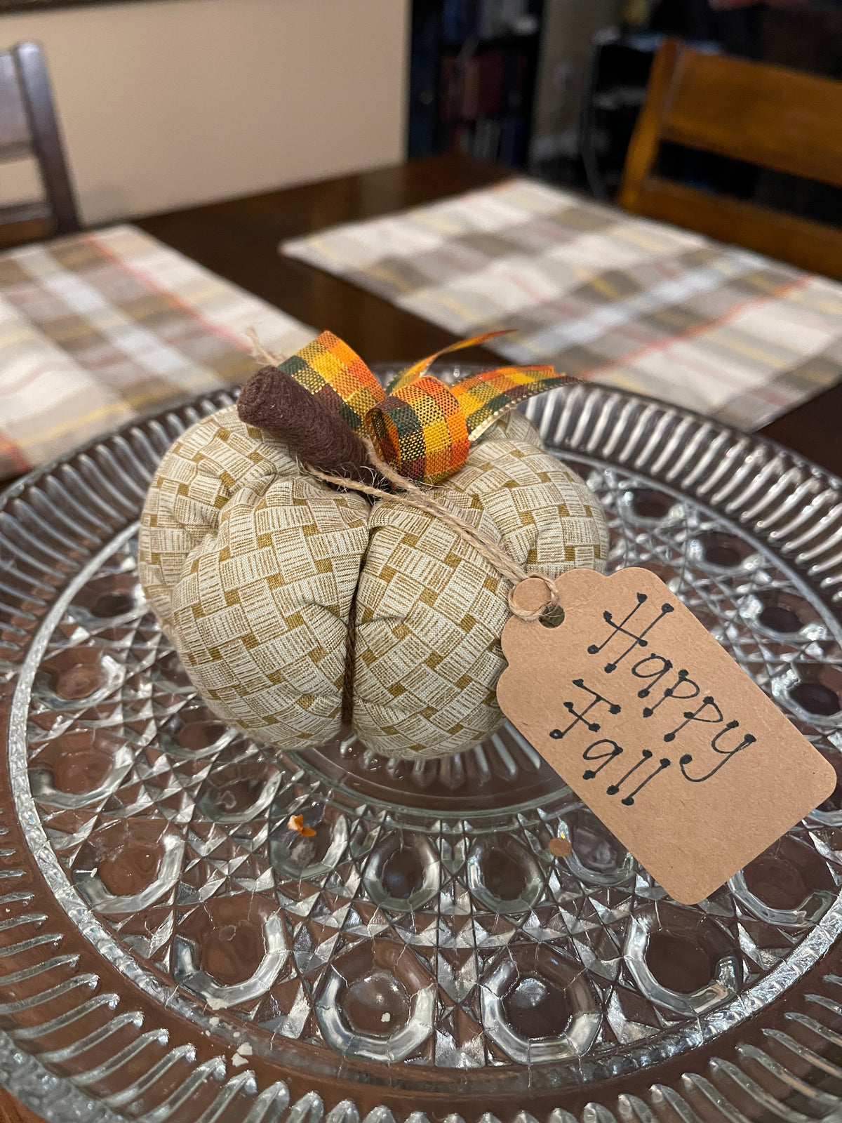 Handmade Fabric Pumpkins | Fall & Halloween Tabletop Decor