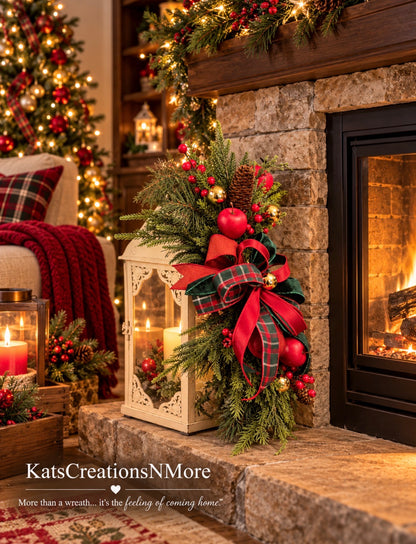 Christmas at the Orchard | Handmade Evergreen Holiday Swag