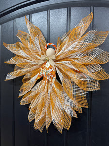 2024 Limited Edition Fall Country Angel, Autumn Farmhouse Angel Tree Topper, KatsCreationsNMore