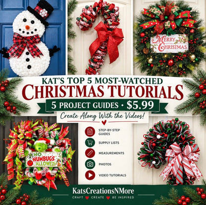 Top 5 Most-Watched Christmas Wreath Tutorials | Project Guide Bundle