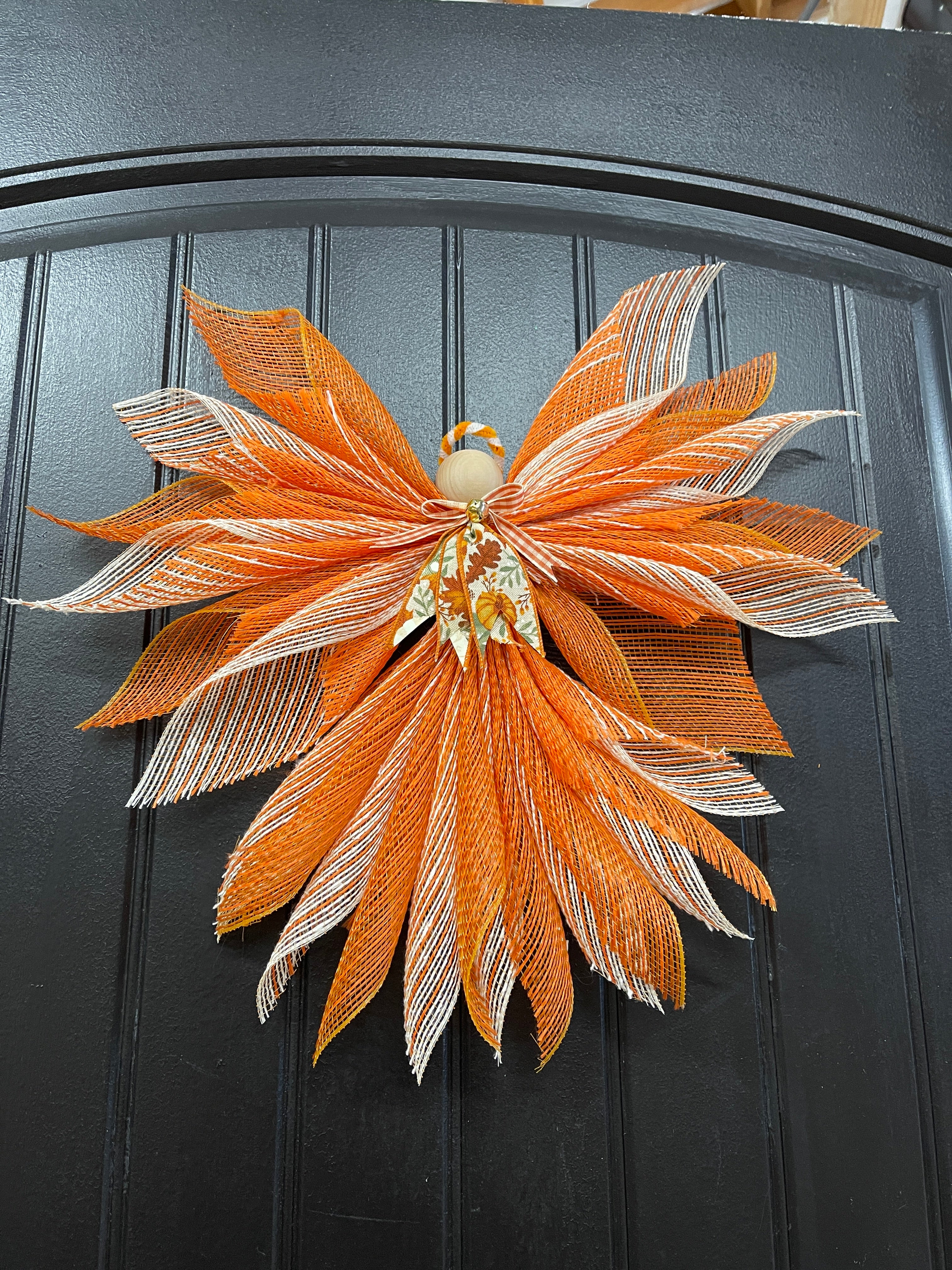 Fall Pumpkin Spice Angel 2023 Tree Topper by KatsCreationsNMore