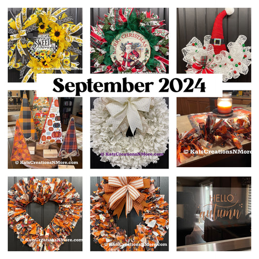 September 2024 Wreath Tutorial Bundle